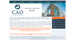 Desktop Screenshot of clinicacad.com.br