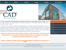 Tablet Screenshot of clinicacad.com.br